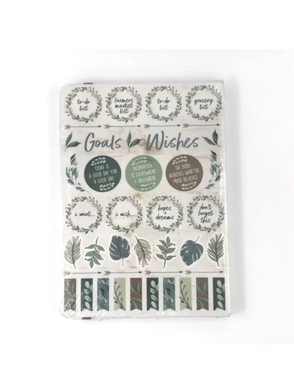 Journal Notebook Diary with Stickers 